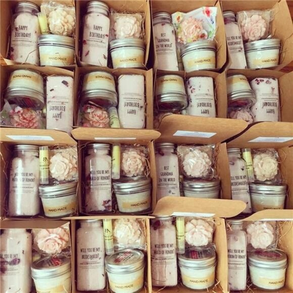 Happy Birthday Gift Basket, Natural Spa Gift Basket for Birthday Gifts - Picture 9 of 9